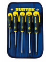 Surtek Juego 5 destornilladores bimaterial estuche comb.