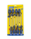 Juego 8 Destornillador bimaterial  Foy