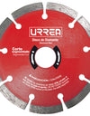 Disco de diamante uso industrial corte segmentado 7" Urrea