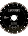 Disco de diamante uso pesado corte segmentado 9" Urrea