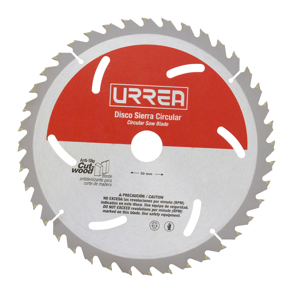 Disco para sierra circular 12" 40 dientes Urrea
