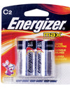 Pila alcalina marca Energizer® C con 2 piezas Surtek