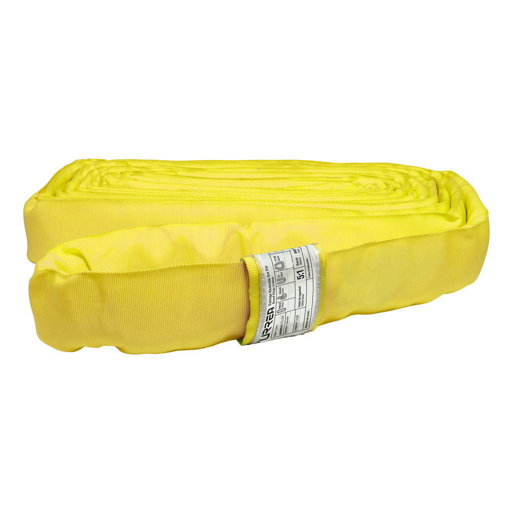 Eslinga redonda sin-fin color amarillo, largo 3 metros Urrea