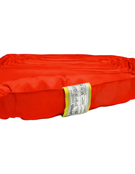 Eslinga redonda sin-fin color rojo, largo 4 metros Urrea