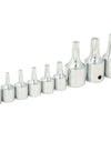 Surtek Juego de 9 dados punta Torx® macho 1/4"