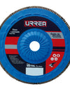 Disco laminado 7" X 7/8" 8,500 RPM, Grano 120 Urrea