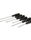Juego de 6 destornilladores negros combinado Foy