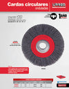 Carda circular ondulada 8"x0.35 r5/8 Urrea