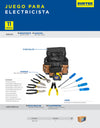 Juego De Herramientas Para Electricista Con Portaherramientas De Tela 11pz Surtek