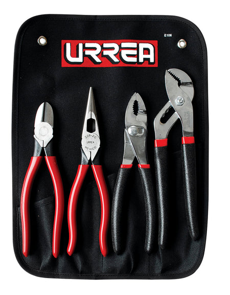 Juego de 4 pinzas varias Urrea