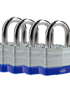 Juego de 4 candados laminados 40mm Lock