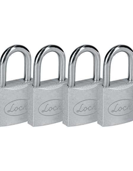 Juego de 4 candados de acero Lock