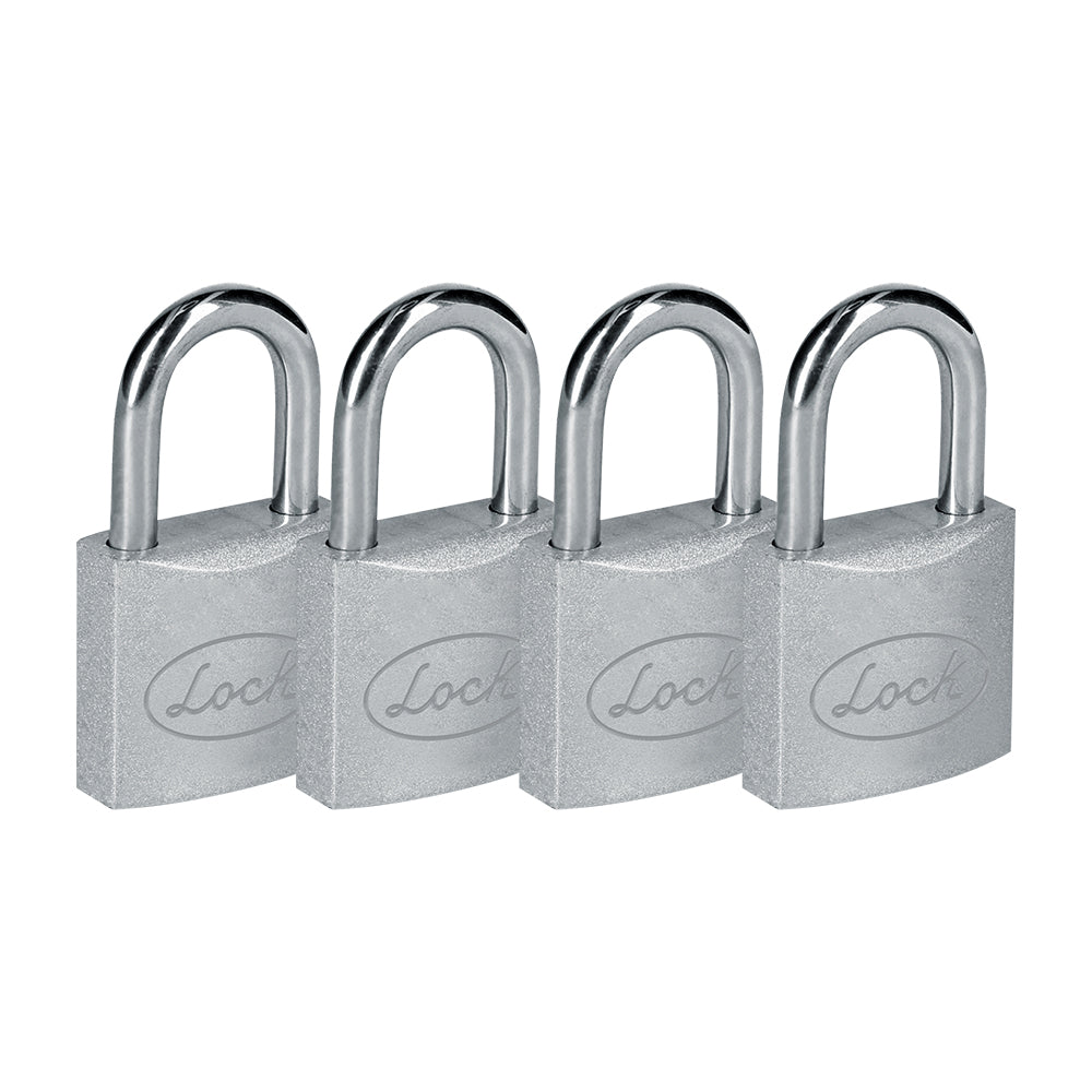 Juego de 4 candados de acero Lock
