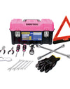 Surtek Juego De Herramientas Automotriz Con Caja Plástica Rosa