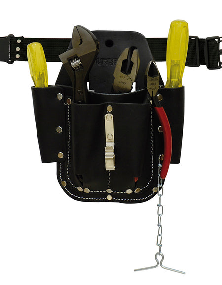 Juego 6 piezas en estuche de cuero Urrea