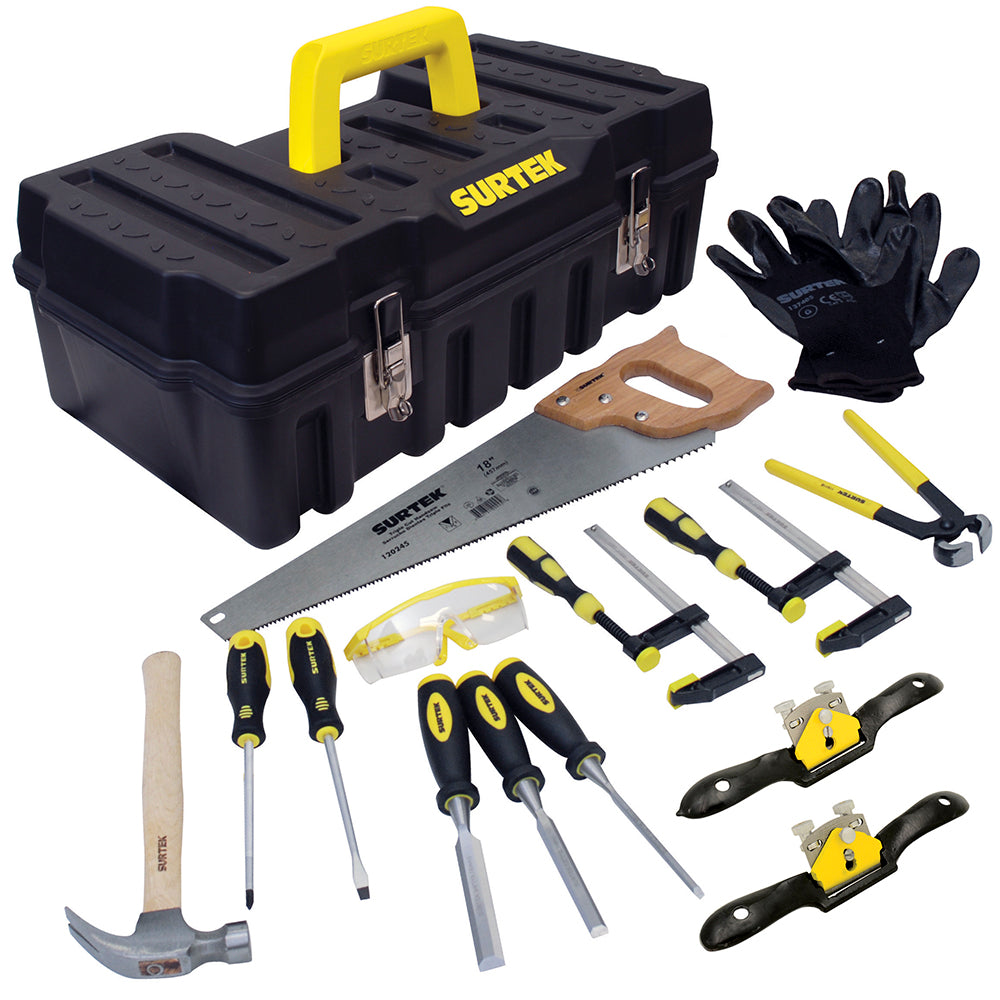 Surtek Juego para Carpintero de14 piezas