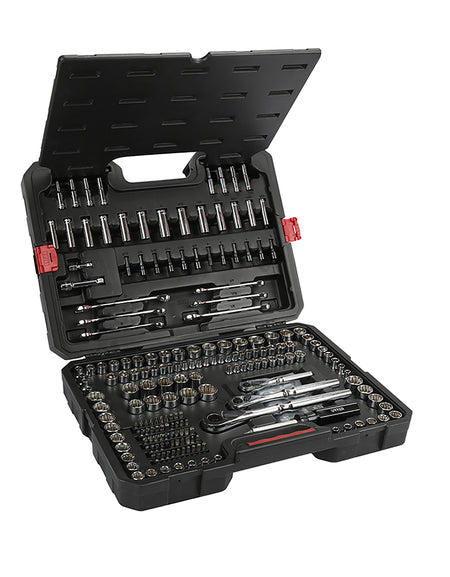 Jgo dados y accesorios comb 230 pzas estuche plástico Urrea.