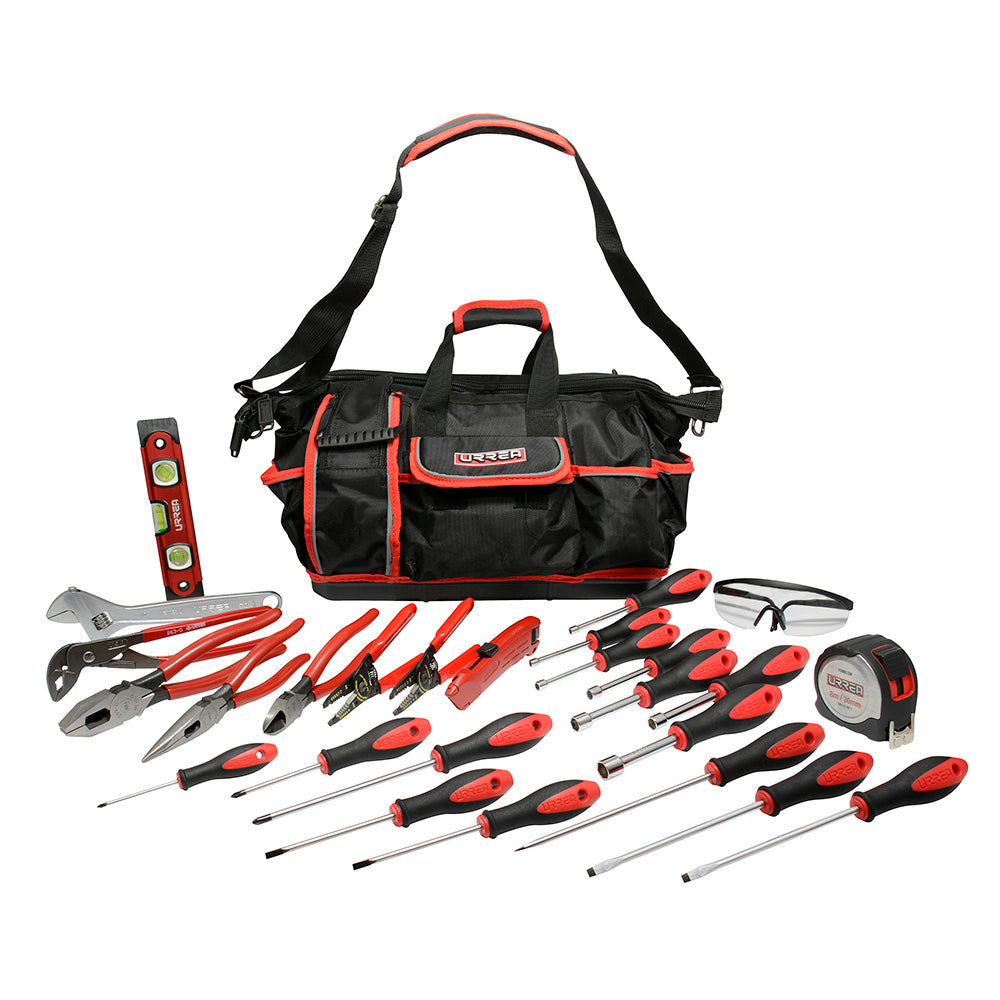 Juego para electricista en maleta 27 piezas Urrea