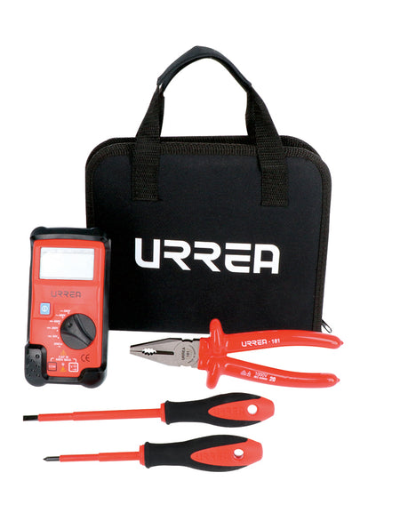 Juego de multímetro básico y herramientas 5 pz Urrea