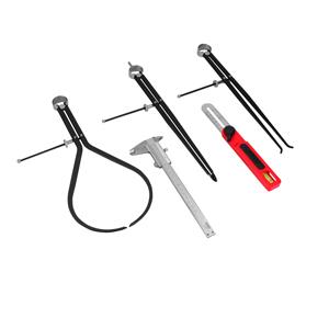 Juego combinado de herramienta para medición, 5 piezas
