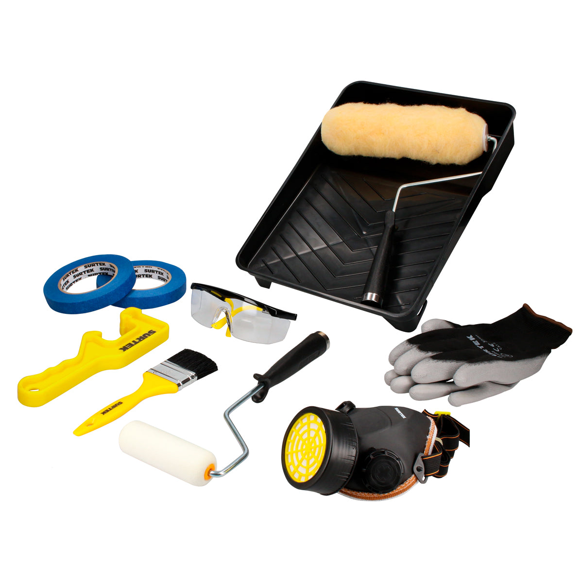 Juego de herramientas y accesorios para pintar Surtek