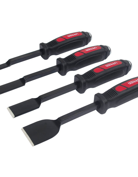 Juego de 4 raspadores de carbón de golpe 10" Urrea