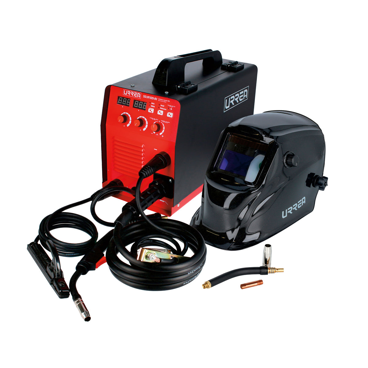 Urrea Juego De Soldadora Inverter Micro Alambre Con Careta