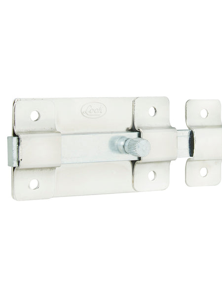 Pasador de sobreponer 8 cm níquel satinado Lock