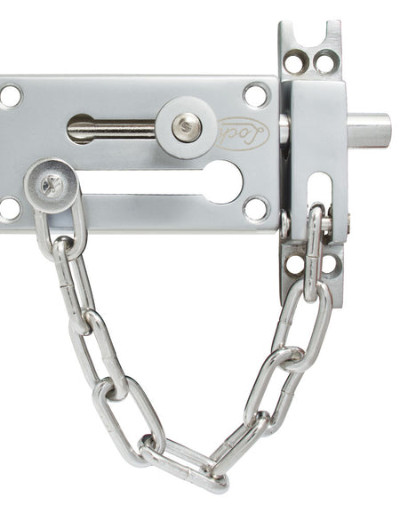 Pasador de sobreponer cadena cromo satinado Lock