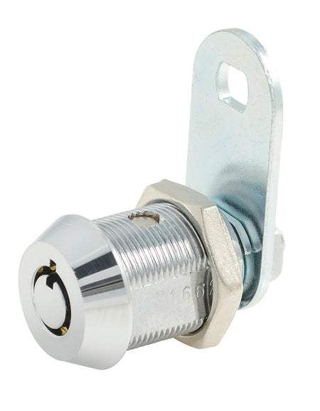 Cerradura para mueble tubular cromo brillante Lock