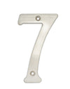 Numero 7 slim 4" cromo satinado Lock