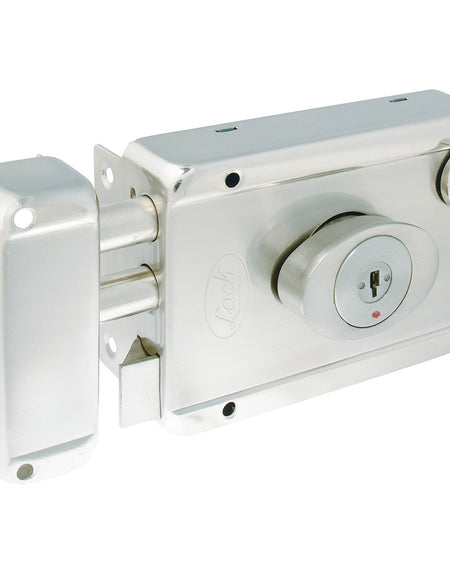 Cerradura de sobreponer 2 bulones llave de puntos Lock