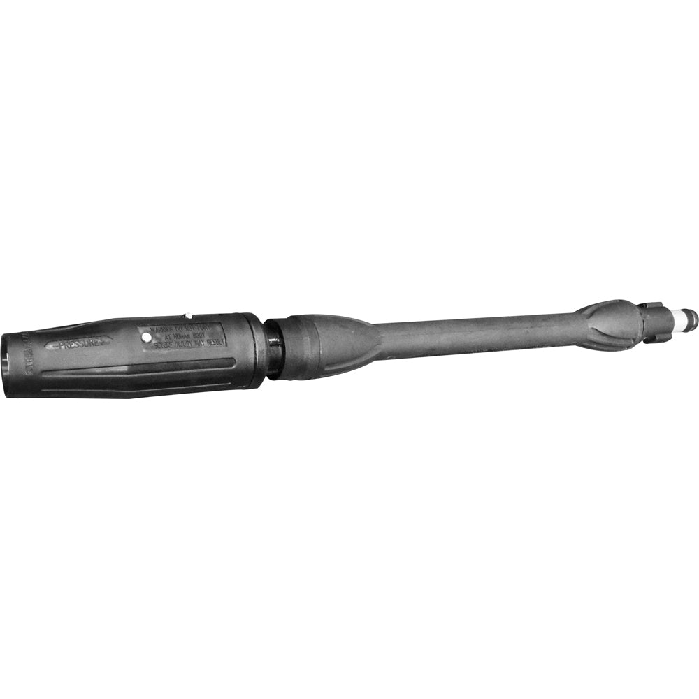 Lanza para hidro lavadora HL519 con presión máxima de 2320 psi, temperatura máxima de 40 °C. Surtek