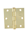 Bisagra cuadrada latón brillante 2" x 2" Lock