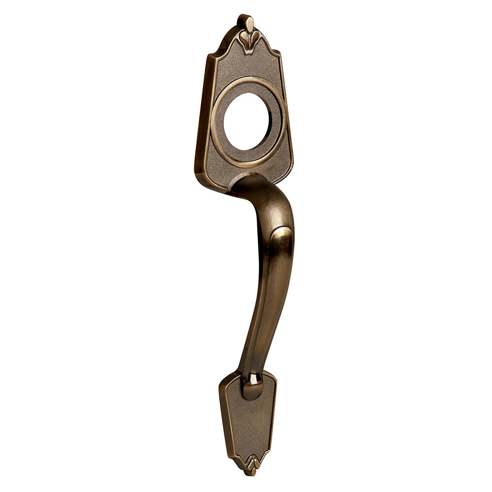 Jaladera decorativa para sobreponer latón antiguo Lock