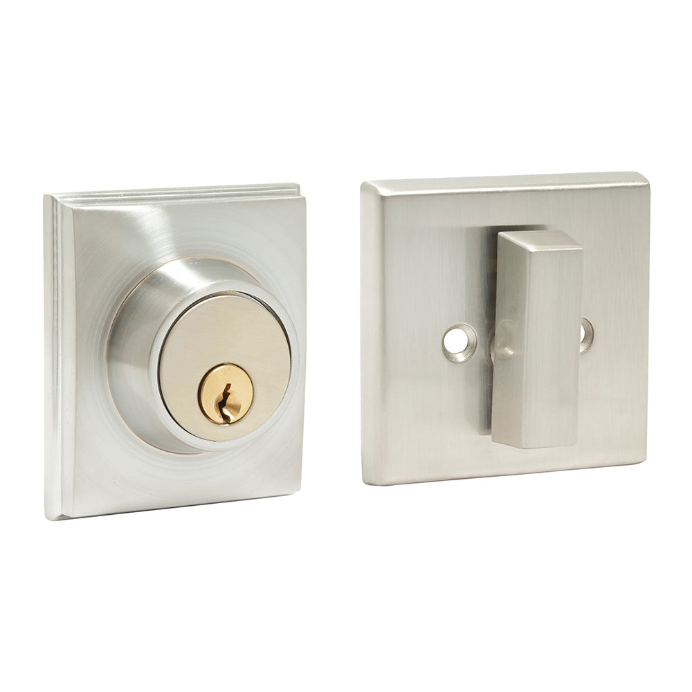 Cerrojo sencillo Tahoe níquel satinado Lock