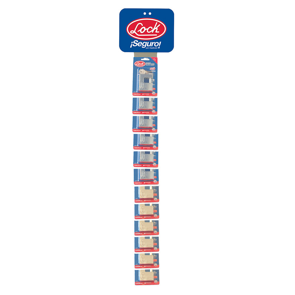 Tira de impulso con candados de cortina llave tetra Lock