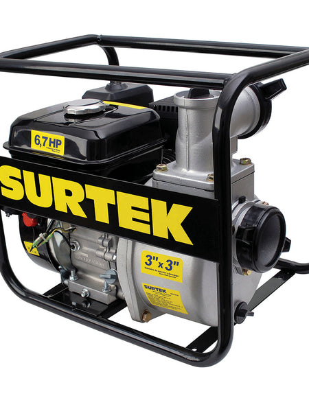 Motobomba a gasolina 3" x 3" 6.7HP 200CC Surtek