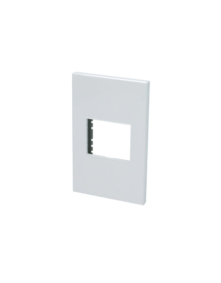Placa 1 módulo color blanco 1/2 Surtek.