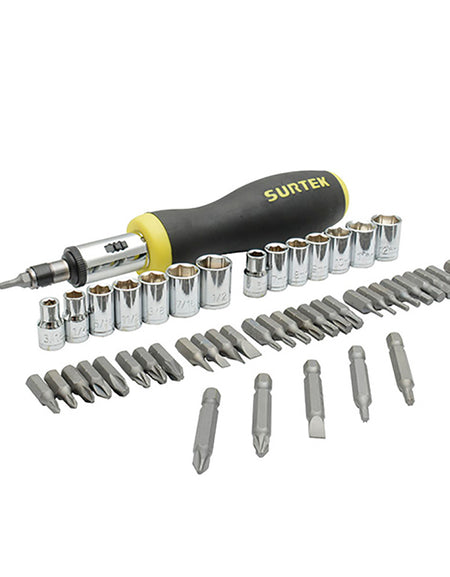 Juego 52 puntas intercambiables con accesorios  Surtek