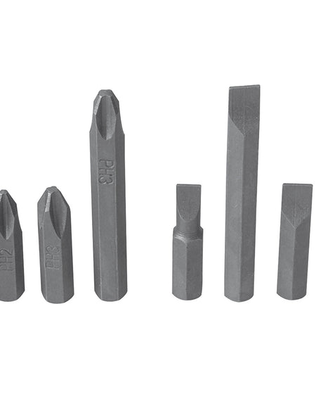 Juego de 6 puntas para destornillador de impacto D10 Surtek