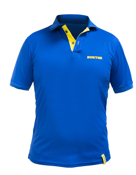 Playera polo para caballero dry fit L Surtek