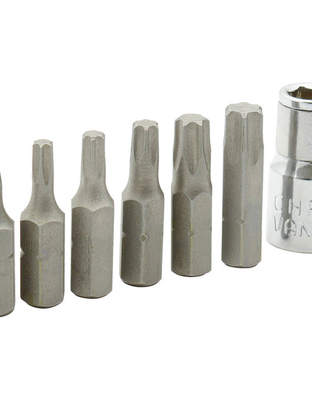 Juego de 7 puntas Torx® intercambiables en juego Surtek