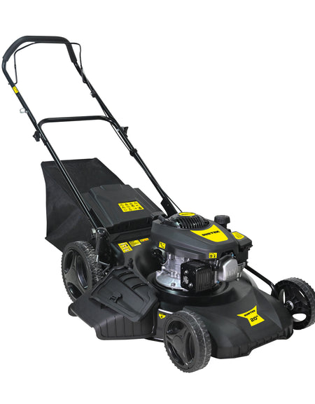 Podadora a gasolina de 6 HP, 170 cc, Capacidad corte 20" con sistema de recolección, descarga y triturado Surtek