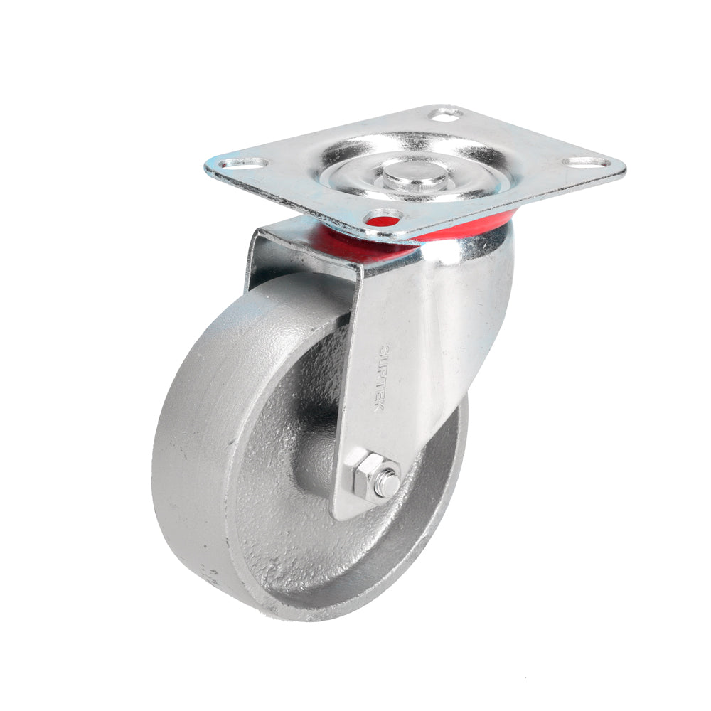 Rodaja de fierro giratoria de 4" Surtek