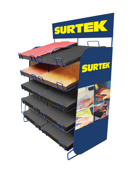 Rack con 527 lijas Surtek