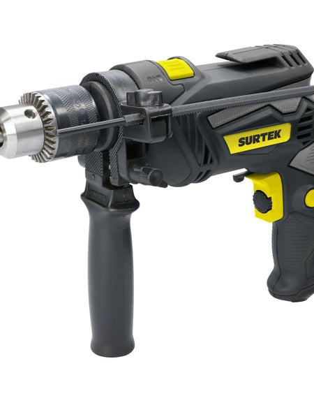 Rotomartillo con broquero de 1/2", potencia de 500 W, voltaje de 120 V, frecuencia de 60 Hz, con función de taladro y rotomartillo, velocidad variable de 0 a 3000 r/min. Surtek