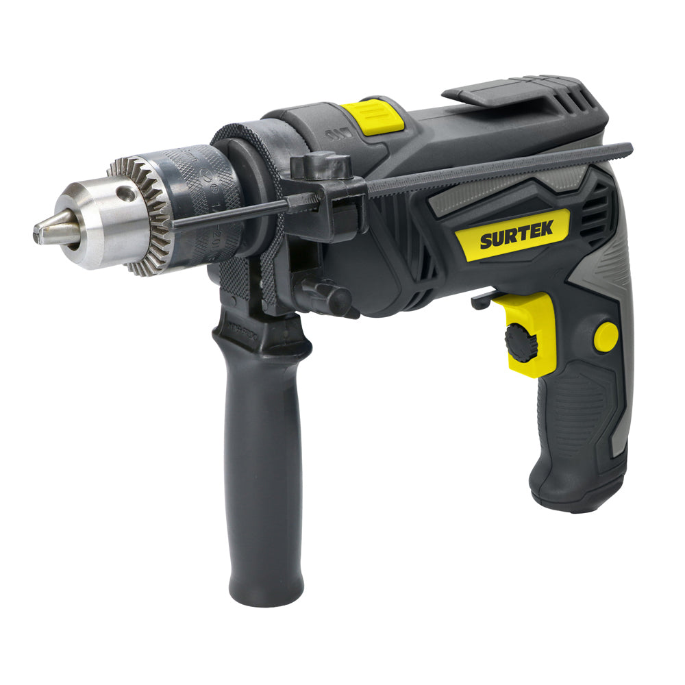 Rotomartillo con broquero de 3/8", potencia de 500 W, voltaje de 120 V, frecuencia de 60 Hz, con función de taladro y rotomartillo, velocidad variable de 0 a 3000 r/min. Surtek