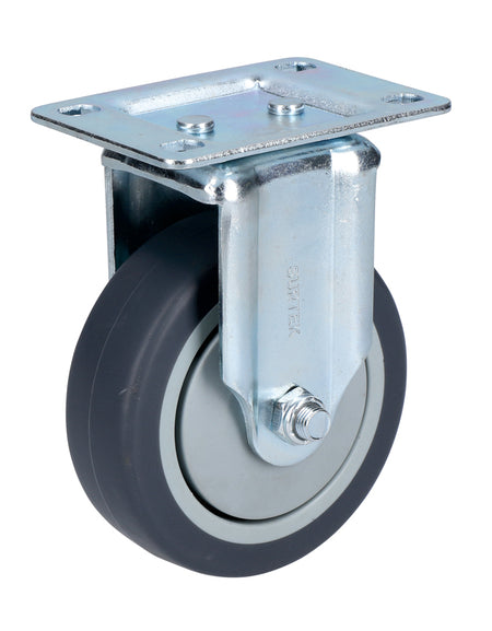 Rodaja de polipropileno y TPR fija de 4" Surtek