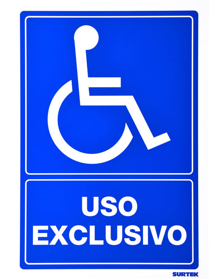 Señal "Discapacitados" Surtek